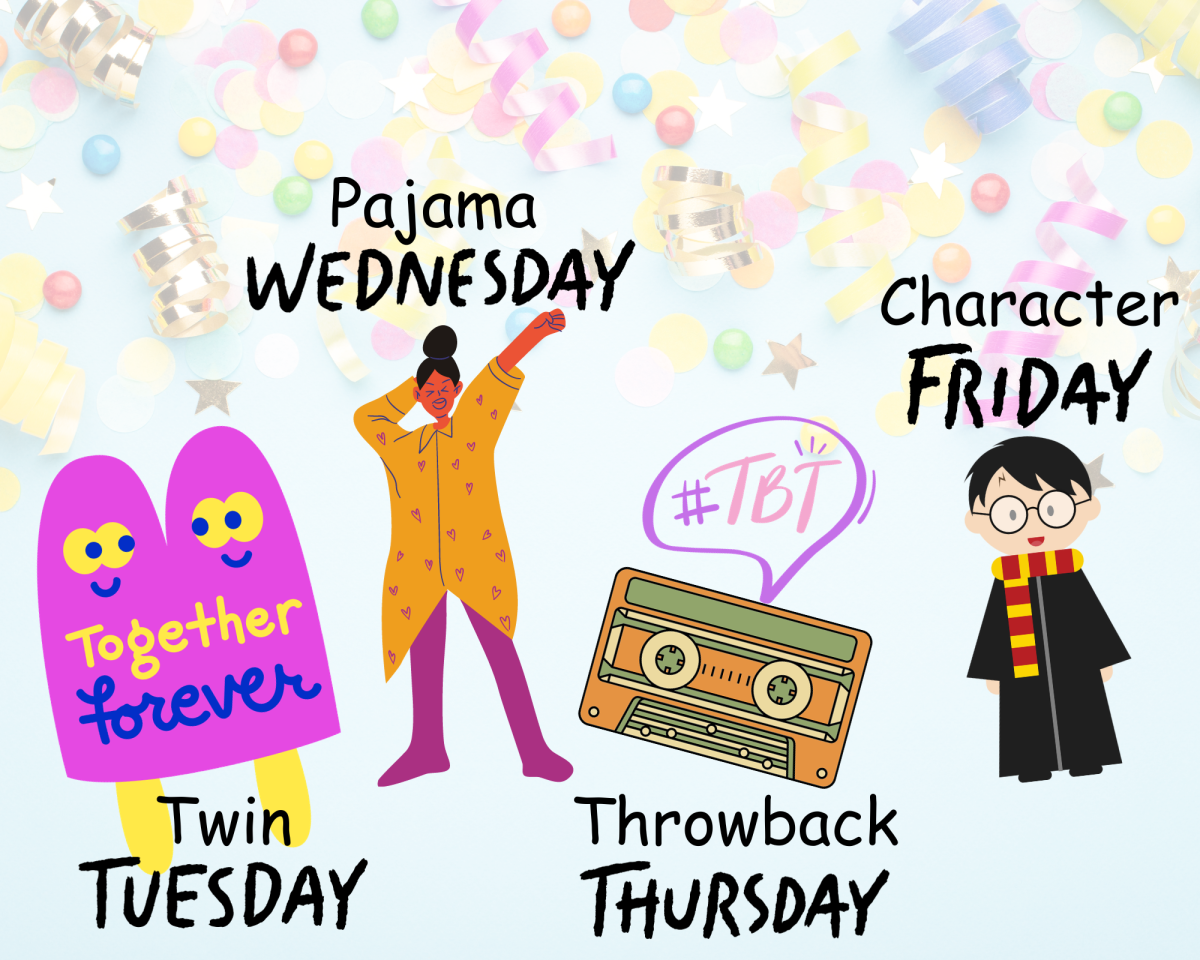HoCo 23 Spirit Week Theme Day Schedule!